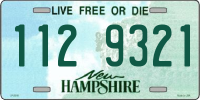 NH license plate 1129321