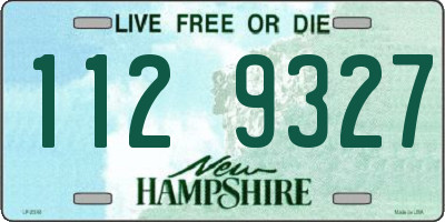 NH license plate 1129327