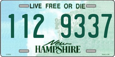 NH license plate 1129337