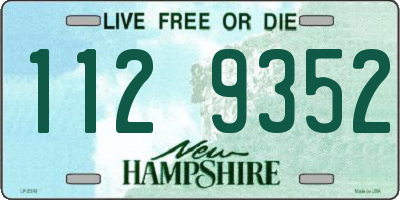 NH license plate 1129352