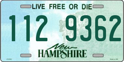 NH license plate 1129362