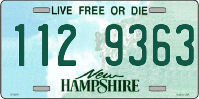 NH license plate 1129363