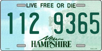 NH license plate 1129365