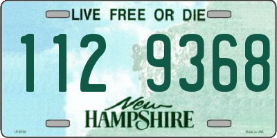 NH license plate 1129368