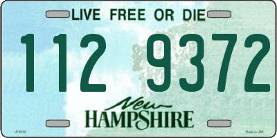 NH license plate 1129372