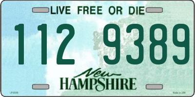 NH license plate 1129389