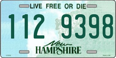 NH license plate 1129398