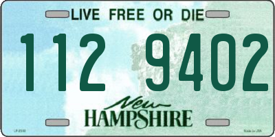 NH license plate 1129402
