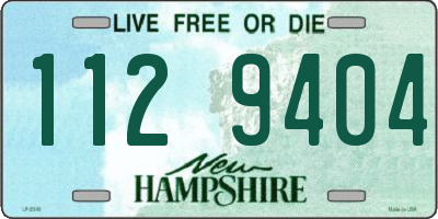 NH license plate 1129404