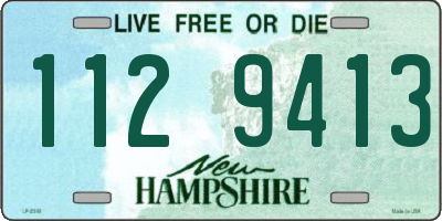 NH license plate 1129413