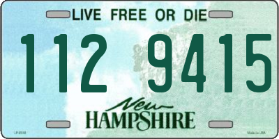 NH license plate 1129415