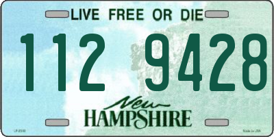 NH license plate 1129428