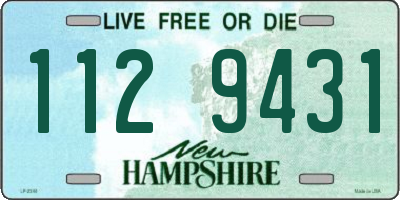 NH license plate 1129431