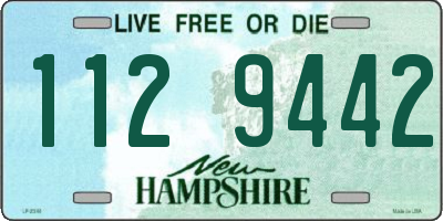 NH license plate 1129442