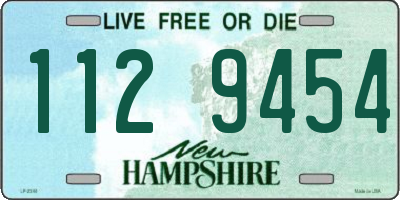 NH license plate 1129454
