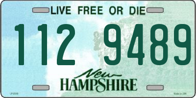 NH license plate 1129489