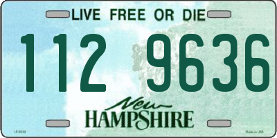 NH license plate 1129636