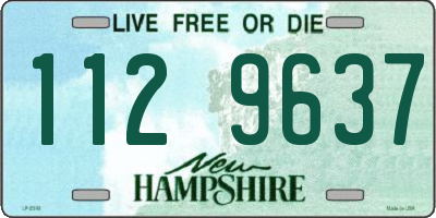 NH license plate 1129637