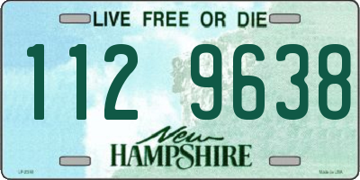 NH license plate 1129638