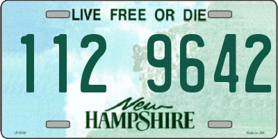 NH license plate 1129642