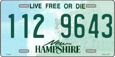 NH license plate 1129643