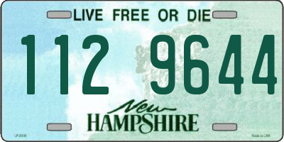 NH license plate 1129644