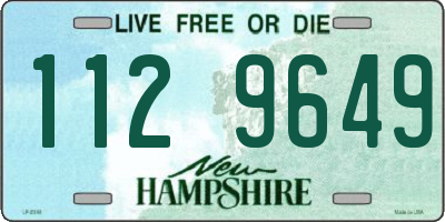 NH license plate 1129649