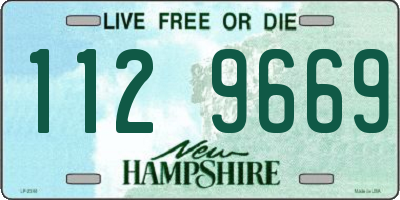 NH license plate 1129669