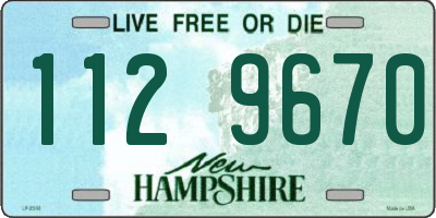 NH license plate 1129670