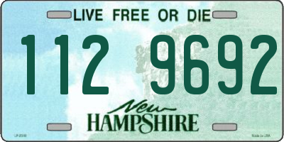 NH license plate 1129692