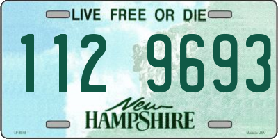 NH license plate 1129693