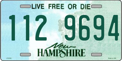 NH license plate 1129694
