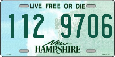 NH license plate 1129706