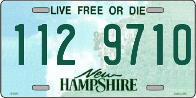 NH license plate 1129710