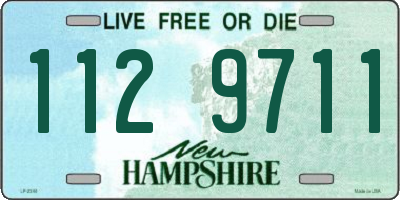 NH license plate 1129711