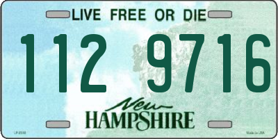 NH license plate 1129716