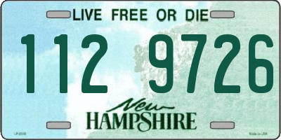 NH license plate 1129726