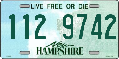 NH license plate 1129742