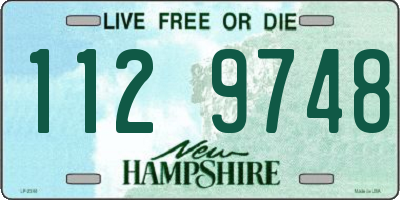 NH license plate 1129748