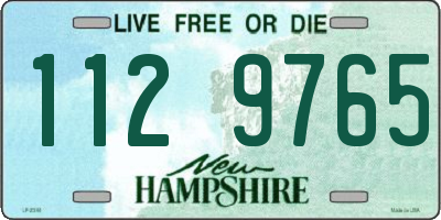 NH license plate 1129765