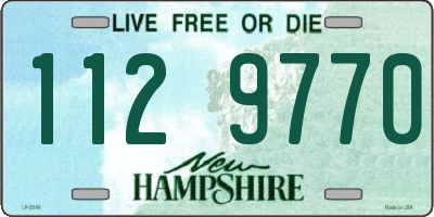 NH license plate 1129770