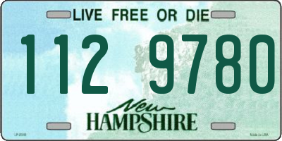 NH license plate 1129780