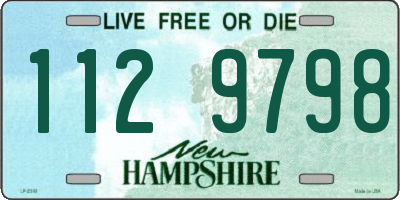 NH license plate 1129798