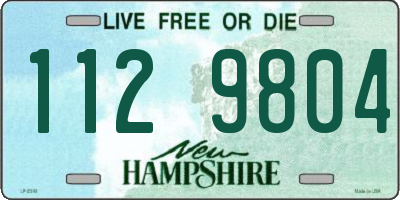 NH license plate 1129804