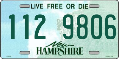 NH license plate 1129806