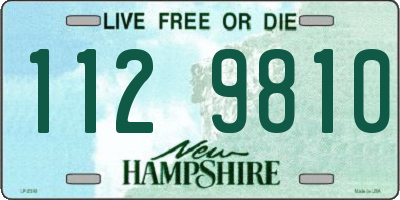 NH license plate 1129810