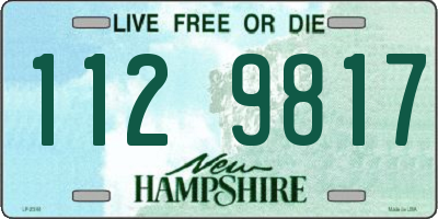 NH license plate 1129817