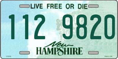 NH license plate 1129820