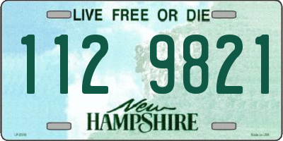 NH license plate 1129821