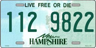 NH license plate 1129822